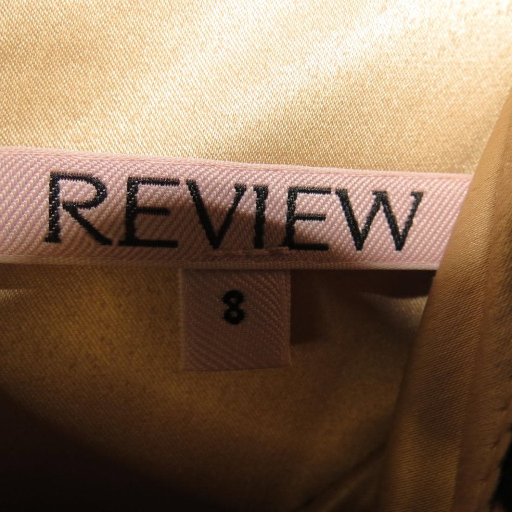 REVIEW - ANIMAL PRINT - FLARED SKIRT DRESS - SIZE 8 - NEW CONDITION. - Picture 5 of 5